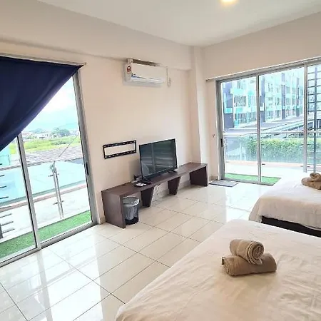Aeropod Kk Corner Unit Near City And Airport 4 Pax Free Parking Kota Kinabalu Exterior photo